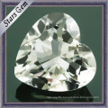 Natural Precious Heart Shape White Topaz Stone (STG-92)